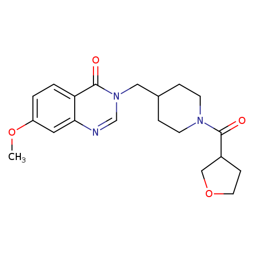 7-methoxy-3-{[1-(oxolane-3-carbonyl)piperidin-4-yl]methyl}-3,4-dihydroquinazolin-4-one