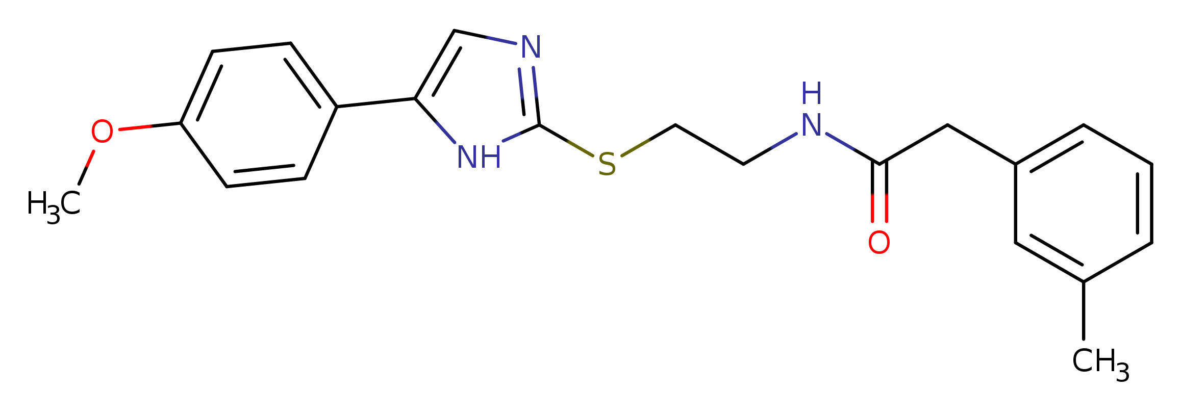 N-(2-{[5-(4-methoxyphenyl)-1H-imidazol-2-yl]sulfanyl}ethyl)-2-(3-methylphenyl)acetamide
