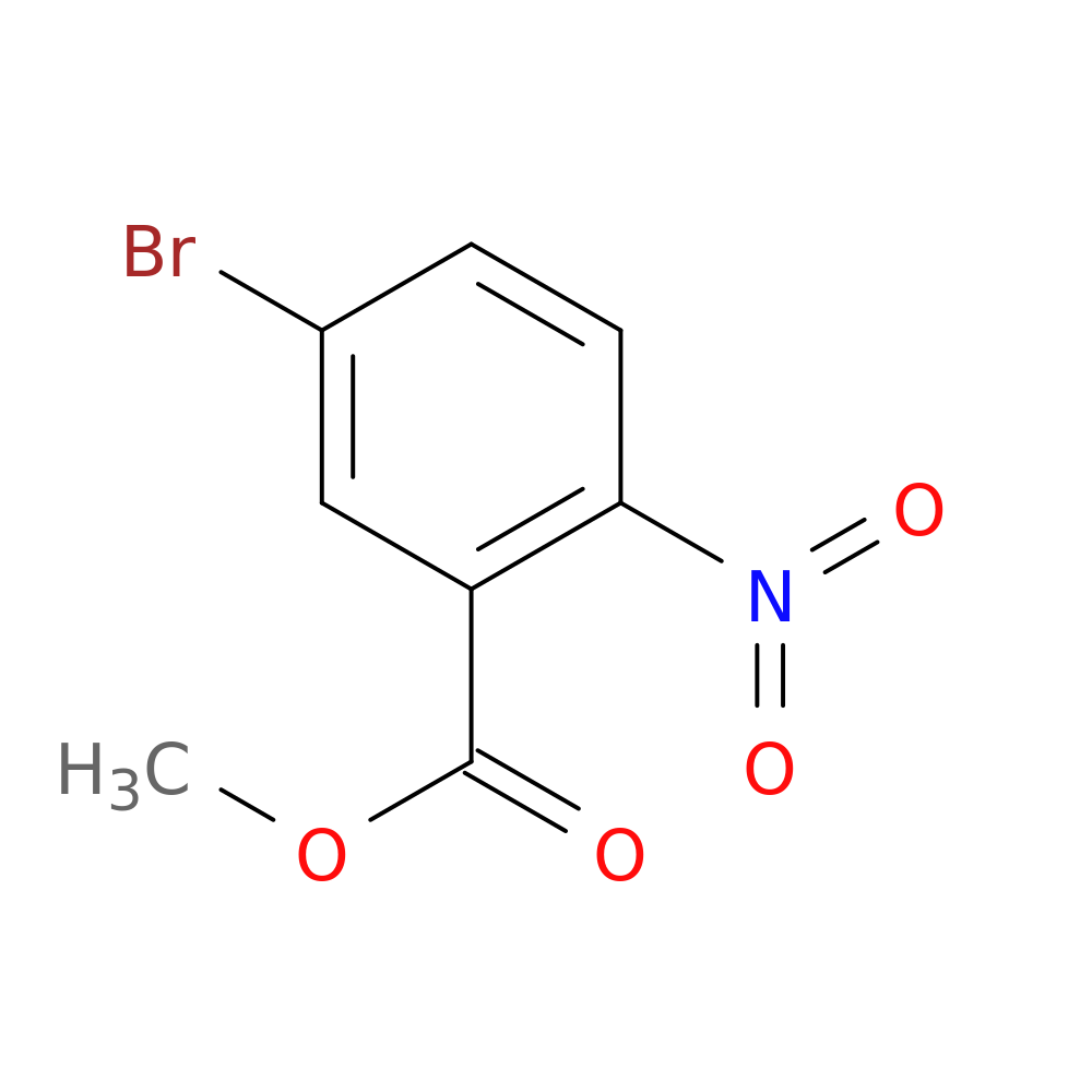 Benzoic acid, 5-bromo-2-nitro-, methyl ester