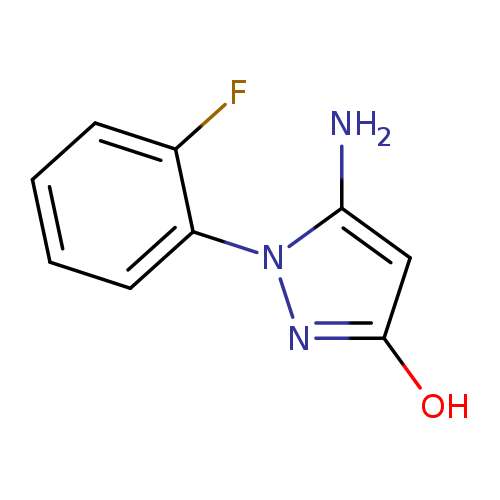 5-amino-1-(2-fluorophenyl)-1H-pyrazol-3-ol