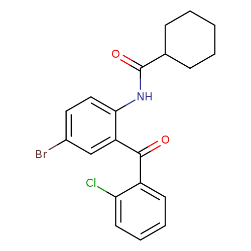N-[4-bromo-2-(2-chlorobenzoyl)phenyl]cyclohexanecarboxamide