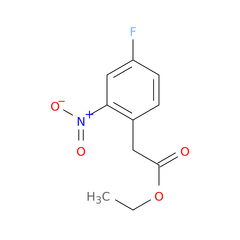 Ethyl 4-fluoro-2-nitrophenylacetate