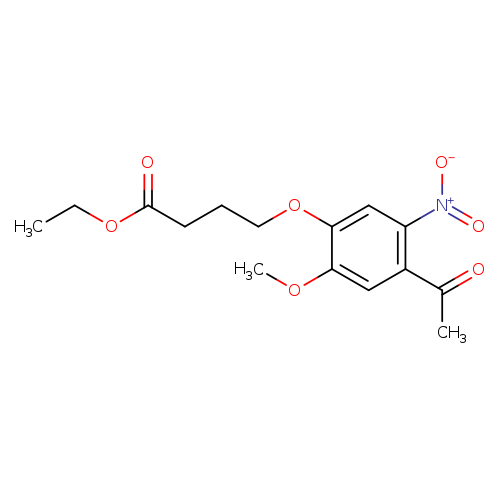 4-(4-Acetyl-2-methoxy-5-nitrophenoxy)-butanoic Acid Ethyl Ester