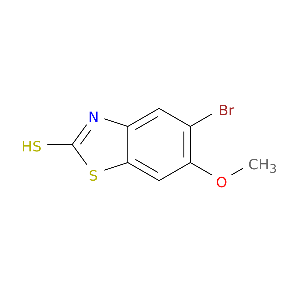 5-Bromo-2-mercapto-6-methoxybenzothiazole