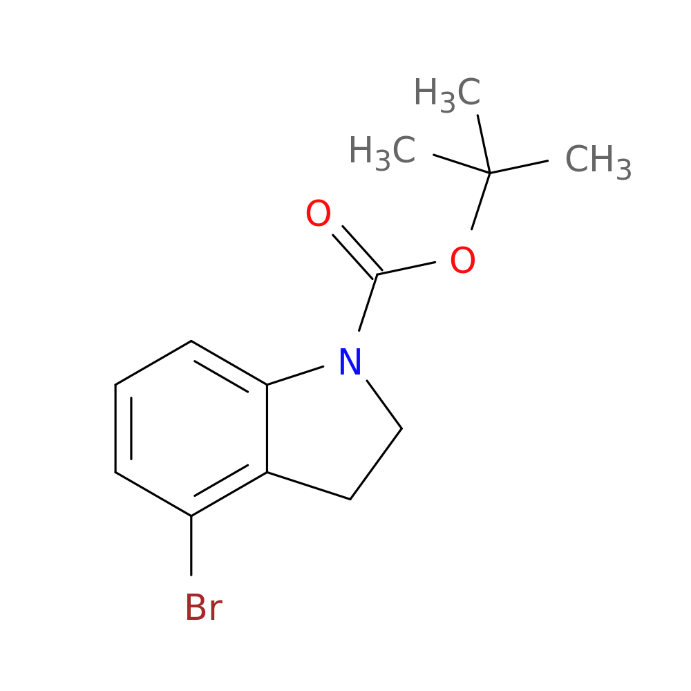 tert-butyl 4-bromoindoline-1-carboxylate