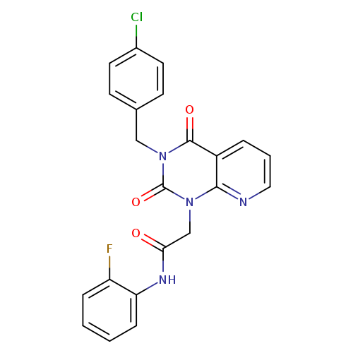 2-{3-[(4-chlorophenyl)methyl]-2,4-dioxo-1H,2H,3H,4H-pyrido[2,3-d]pyrimidin-1-yl}-N-(2-fluorophenyl)acetamide