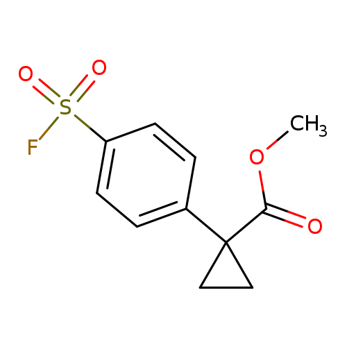 methyl 1-[4-(fluorosulfonyl)phenyl]cyclopropane-1-carboxylate