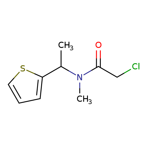 2-chloro-N-methyl-N-[1-(thiophen-2-yl)ethyl]acetamide