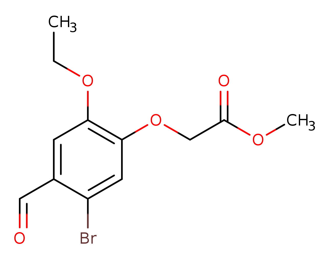 methyl 2-(5-bromo-2-ethoxy-4-formylphenoxy)acetate