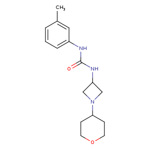 1-(3-methylphenyl)-3-[1-(oxan-4-yl)azetidin-3-yl]urea