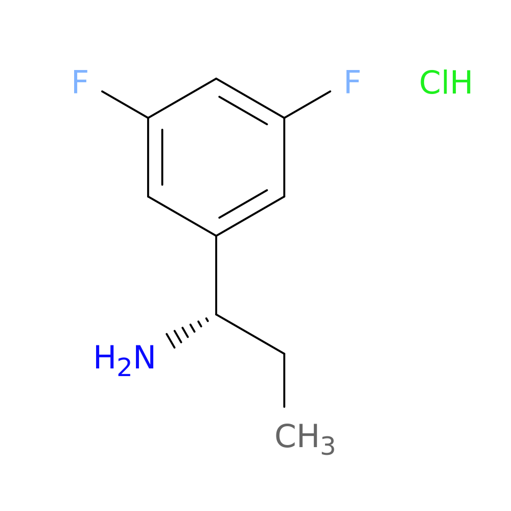(S)-1-(3,5-Difluorophenyl)propan-1-amine hydrochloride