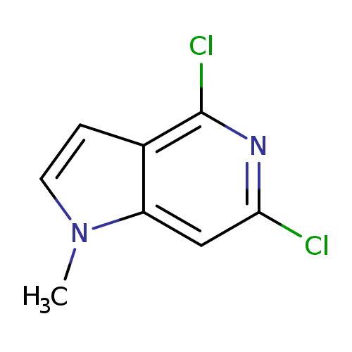 1H-Pyrrolo[3,2-c]pyridine, 4,6-dichloro-1-methyl-
