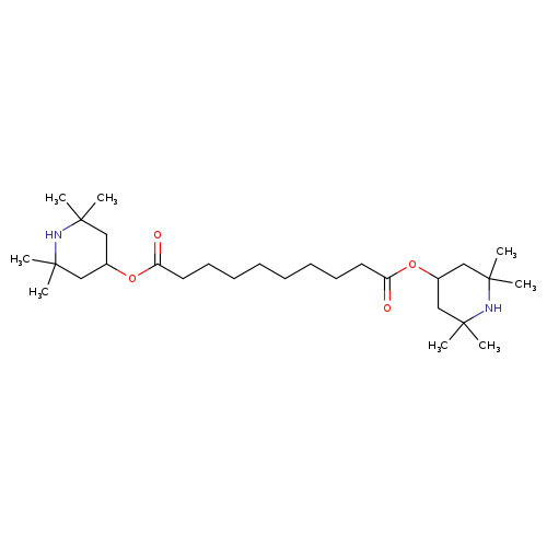 Bis(2,2,6,6-tetramethylpiperidin-4-yl) decanedioate