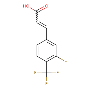 3-(3-Fluoro-4-(trifluoromethyl)phenyl)acrylic acid