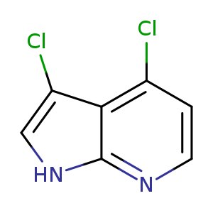 1H-Pyrrolo[2,3-b]pyridine, 3,4-dichloro-