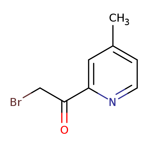 Ethanone, 2-bromo-1-(4-methyl-2-pyridinyl)- (9CI)