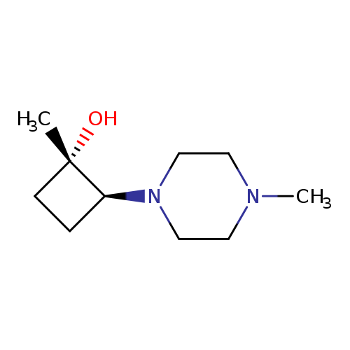 "(1S,2S)-1-methyl-2-(4-methylpiperazin-1-yl)cyclobutan-1-ol"