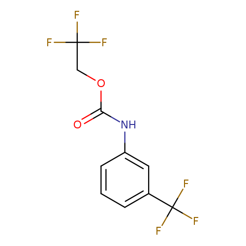 2,2,2-trifluoroethyl N-[3-(trifluoromethyl)phenyl]carbamate
