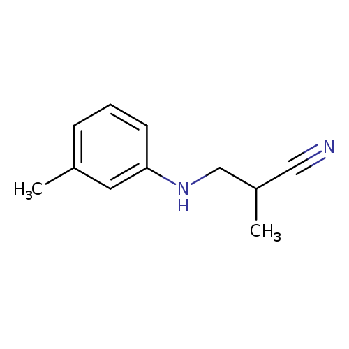2-Methyl-3-[(3-methylphenyl)amino]propanenitrile