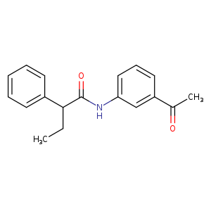 N-(3-acetylphenyl)-2-phenylbutanamide