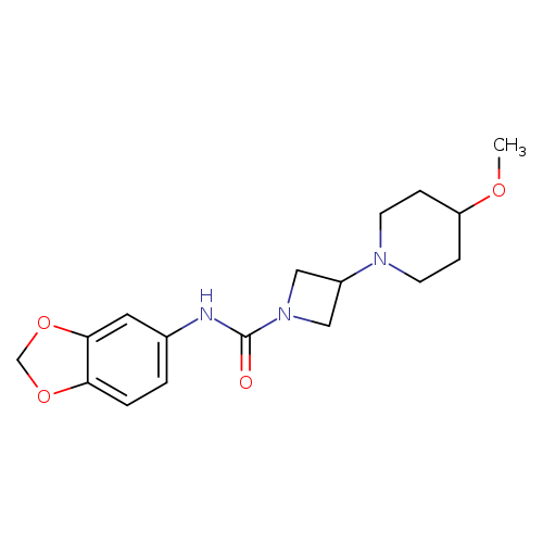 N-(2H-1,3-benzodioxol-5-yl)-3-(4-methoxypiperidin-1-yl)azetidine-1-carboxamide