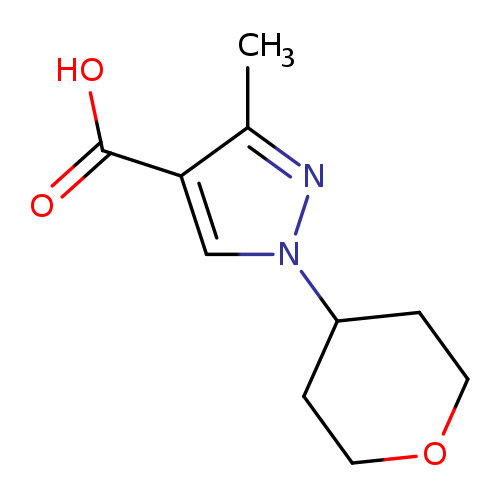 3-Methyl-1-(oxan-4-yl)-1h-pyrazole-4-carboxylic acid