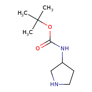 Carbamic acid, N-3-pyrrolidinyl-, 1,1-dimethylethyl ester