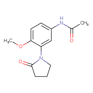 N-[4-methoxy-3-(2-oxopyrrolidin-1-yl)phenyl]acetamide