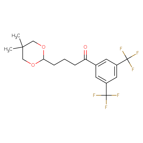 1-(3,5-Bis(trifluoromethyl)phenyl)-4-(5,5-dimethyl-1,3-dioxan-2-yl)butan-1-one