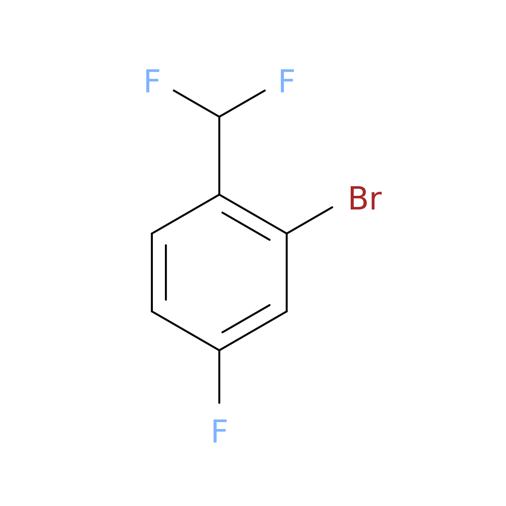 2-Bromo-1-(difluoromethyl)-4-fluorobenzene
