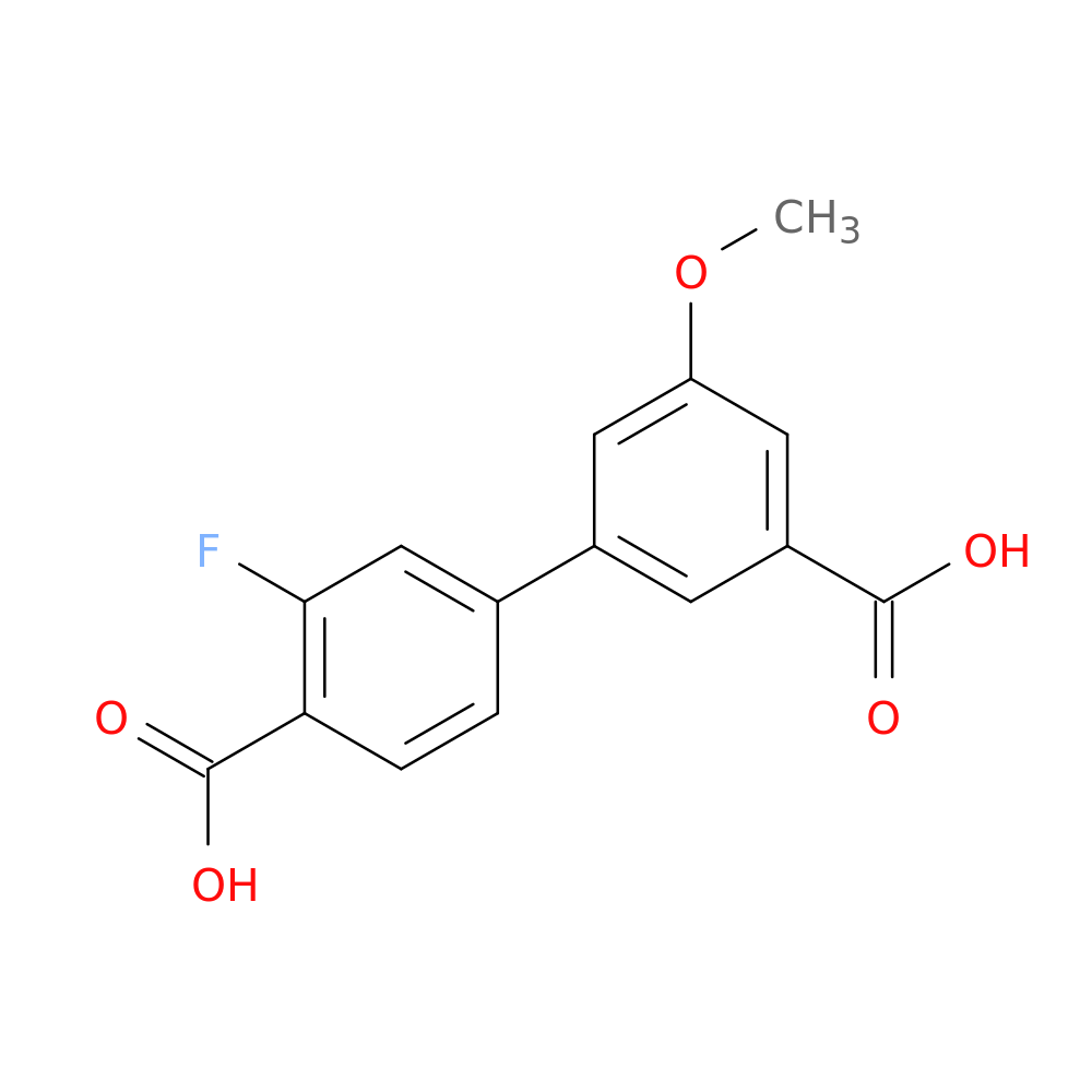3-(4-Carboxy-3-fluorophenyl)-5-methoxybenzoic acid