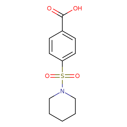 Benzoic acid, 4-(1-piperidinylsulfonyl)-