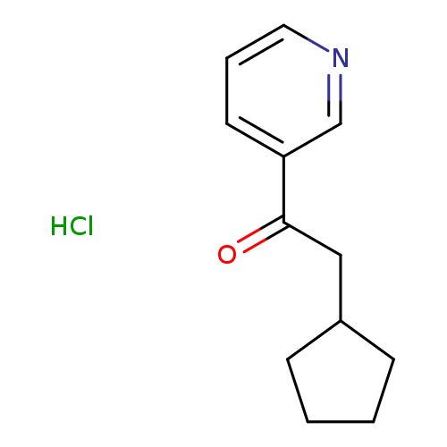 2-cyclopentyl-1-(pyridin-3-yl)ethan-1-one hydrochloride
