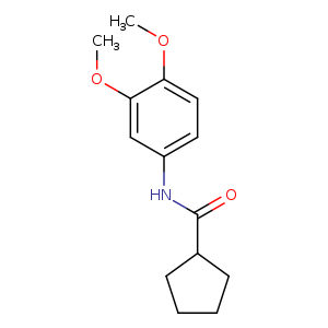 Cyclopentanecarboxamide, N-(3,4-dimethoxyphenyl)- (9CI)