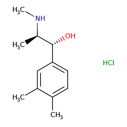 3,4-Dimethylmethcathinone metabolite (hydrochloride) ((±)-Pseudoephedrine stereochemistry)
