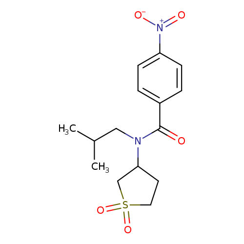 N-(1,1-dioxo-1lambda6-thiolan-3-yl)-N-(2-methylpropyl)-4-nitrobenzamide