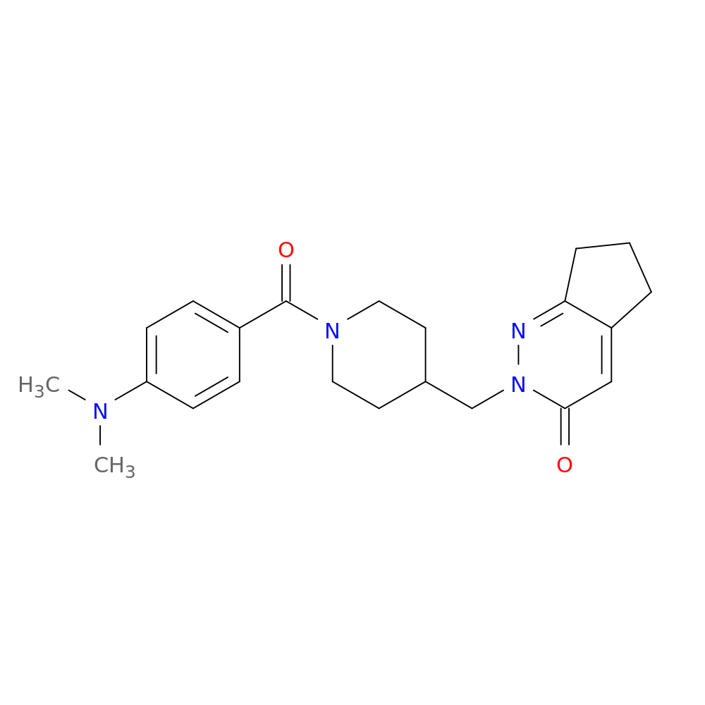 2-({1-[4-(dimethylamino)benzoyl]piperidin-4-yl}methyl)-2H,3H,5H,6H,7H-cyclopenta[c]pyridazin-3-one