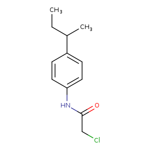 Acetamide, 2-chloro-N-[4-(1-methylpropyl)phenyl]-
