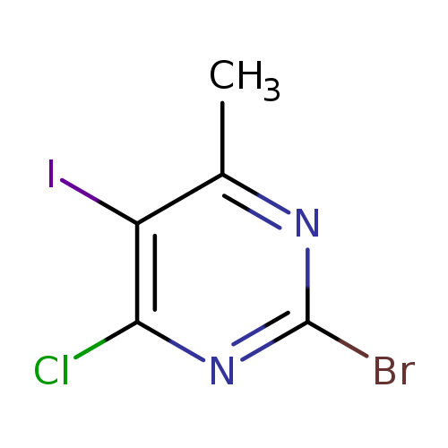 2-bromo-4-chloro-5-iodo-6-methylpyrimidine