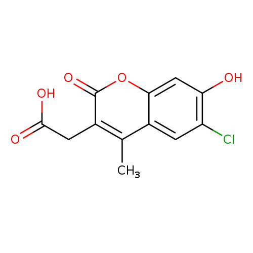 2-(6-chloro-7-hydroxy-4-methyl-2-oxo-2H-chromen-3-yl)acetic acid