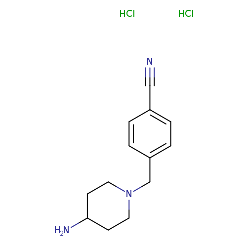 4-[(4-Aminopiperidin-1-yl)methyl]benzonitrile dihydrochloride