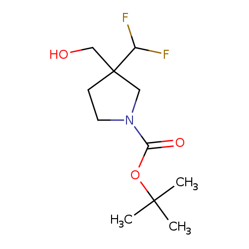 tert-butyl 3-(difluoromethyl)-3-(hydroxymethyl)pyrrolidine-1-carboxylate