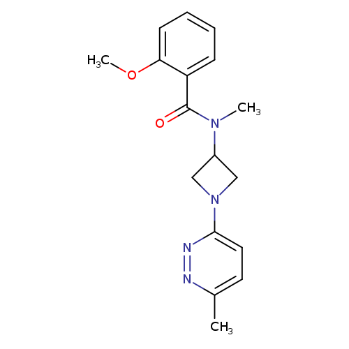 2-methoxy-N-methyl-N-[1-(6-methylpyridazin-3-yl)azetidin-3-yl]benzamide