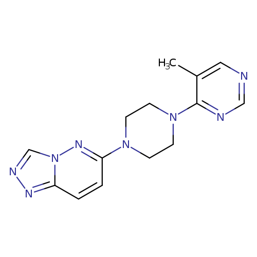 5-methyl-4-(4-{[1,2,4]triazolo[4,3-b]pyridazin-6-yl}piperazin-1-yl)pyrimidine