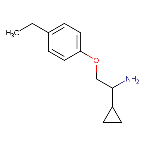 [1-Cyclopropyl-2-(4-ethylphenoxy)ethyl]amine
