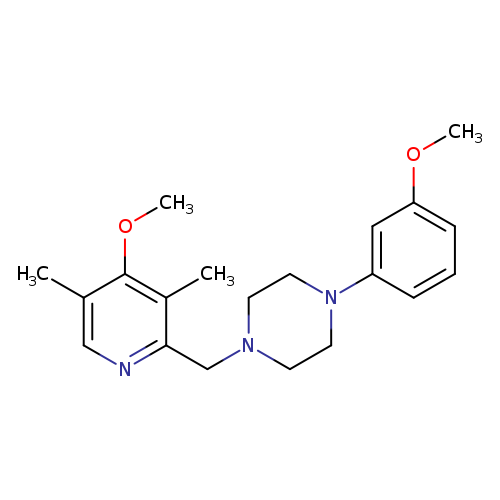 1-[(4-methoxy-3,5-dimethylpyridin-2-yl)methyl]-4-(3-methoxyphenyl)piperazine