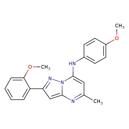 2-(2-methoxyphenyl)-N-(4-methoxyphenyl)-5-methylpyrazolo[1,5-a]pyrimidin-7-amine