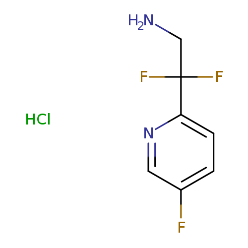 2,2-difluoro-2-(5-fluoropyridin-2-yl)ethan-1-aminehydrochloride