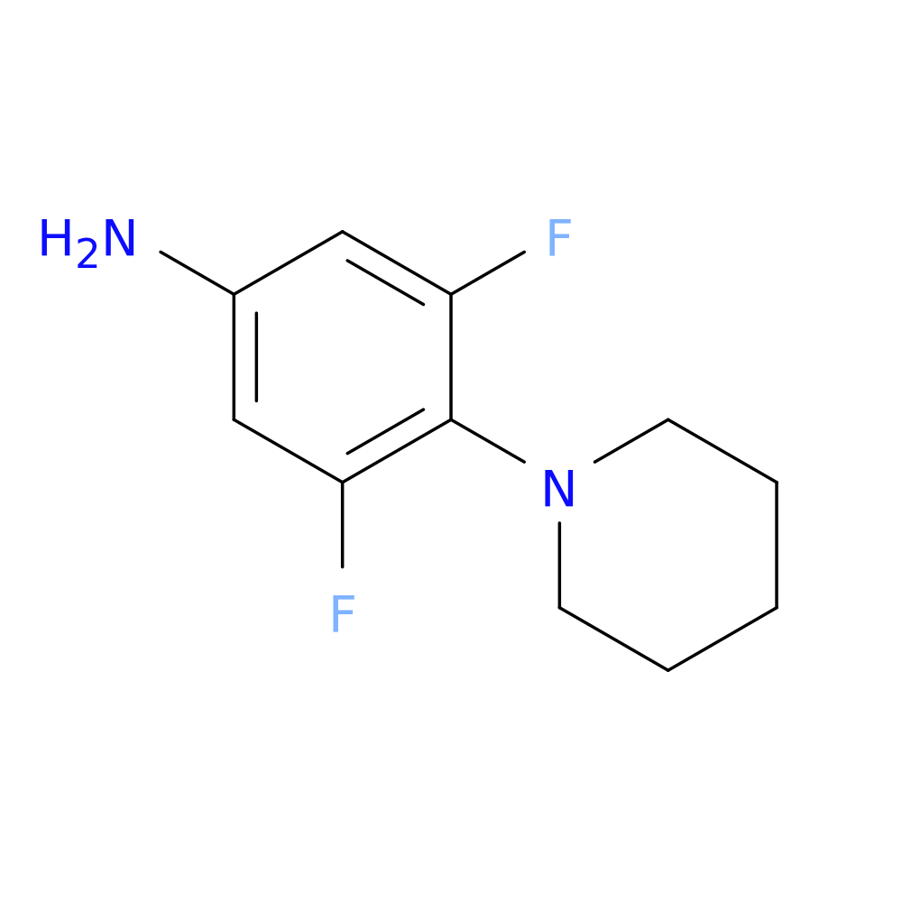 3,5-difluoro-4-(piperidin-1-yl)aniline