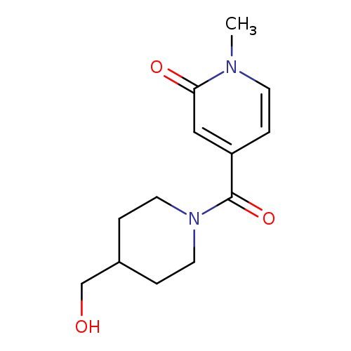 4-[4-(hydroxymethyl)piperidine-1-carbonyl]-1-methyl-1,2-dihydropyridin-2-one